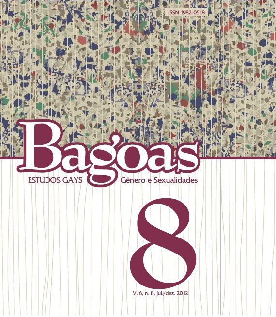 					Visualizar v. 6 n. 08 (2012): Bagoas - estudos gays: gênero e sexualidades
				
