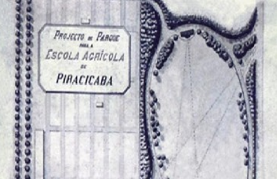  Desenho do mapa da escola agrícola