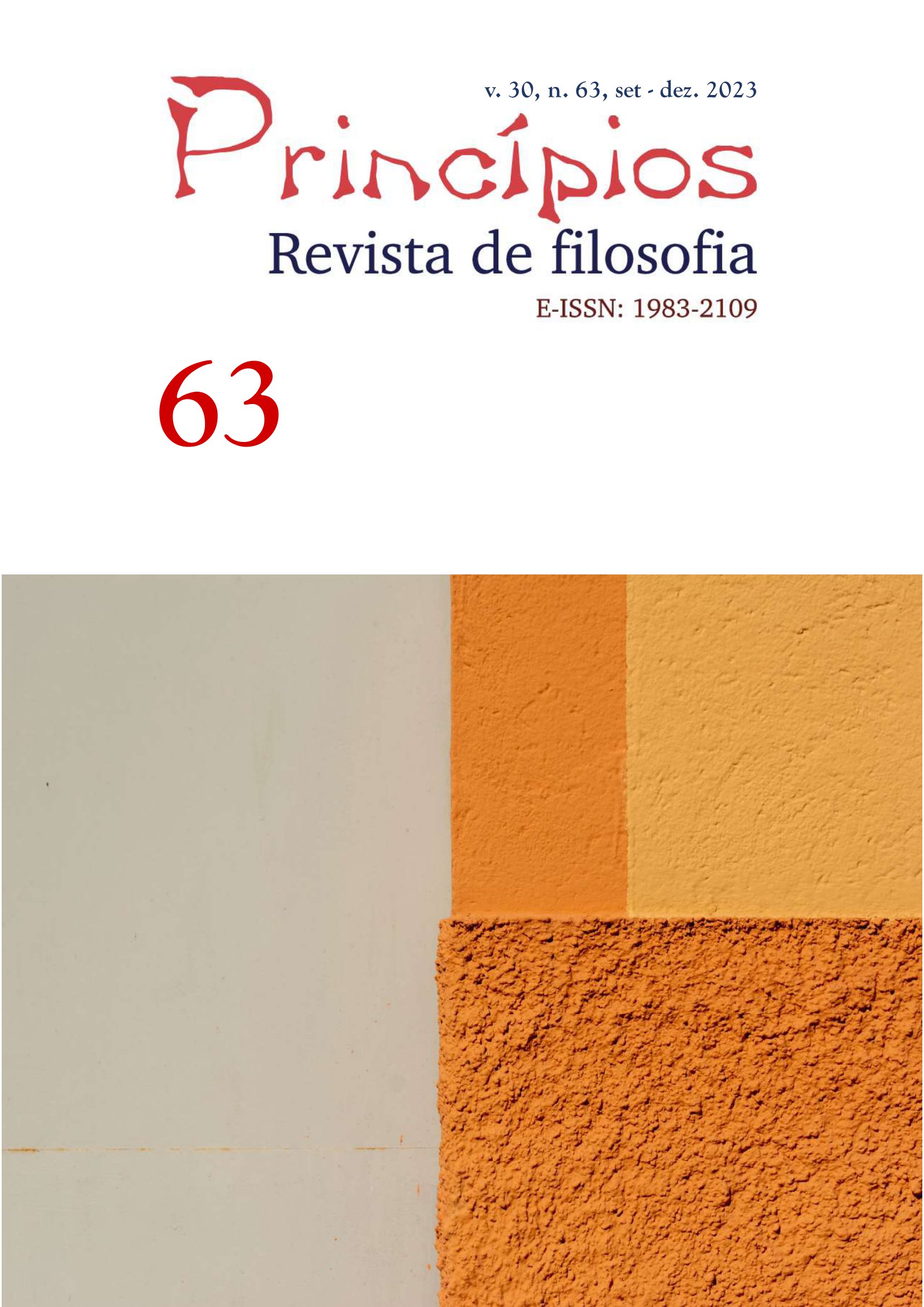 					Visualizar v. 30 n. 63 (2023): Princípios: Revista de Filosofia (UFRN)
				