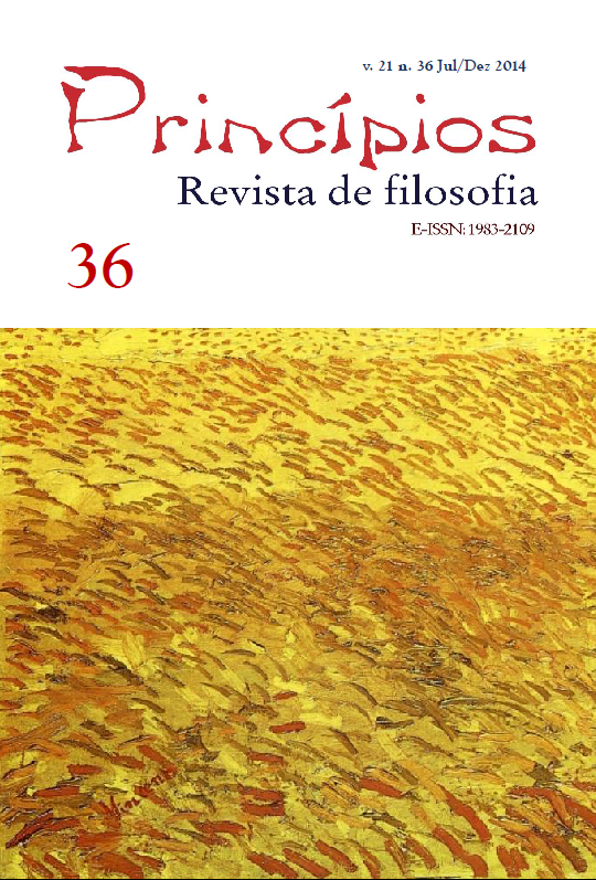 					View Vol. 21 No. 36 (2014): Princípios: Revista de Filosofia (UFRN)
				