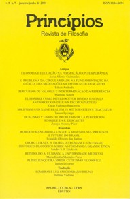 					View Vol. 8 No. 09 (2001): Princí­pios: revista de filosofia
				