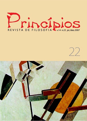 					Visualizar v. 14 n. 22 (2007): Princípios: revista de filosofia
				