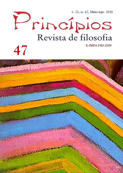 					Ver Vol. 25 Núm. 47 (2018): Princípios: Revista de Filosofia (UFRN)
				
